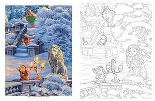 Disney Dreams Collection Thomas Kinkade Studios Disney Princess Coloring Book by Thomas Kinkade