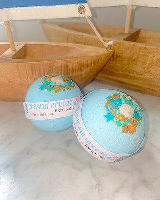Coastal Breeze Bath Bomb Summer Spa Fizzy