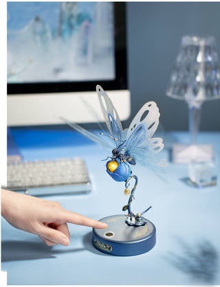 MI05B Mechanical Butterfly (Blue) ROKR 3D Puzzle Kit