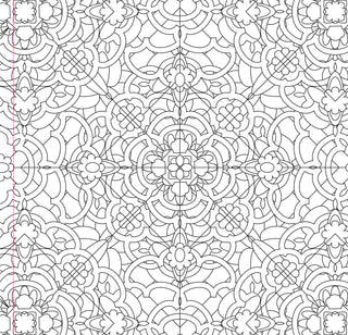 Kaleidoscope Designs Artist's Coloring Book