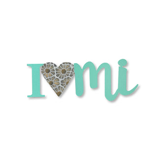 "I (Heart) MI" Petoskey Stone Magnet