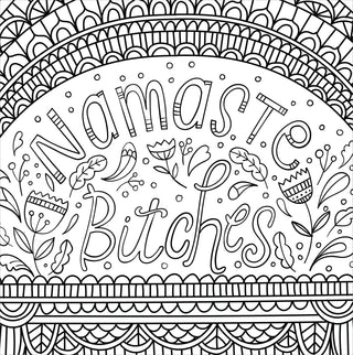 Inner F*cking Peace Adult Coloring Book