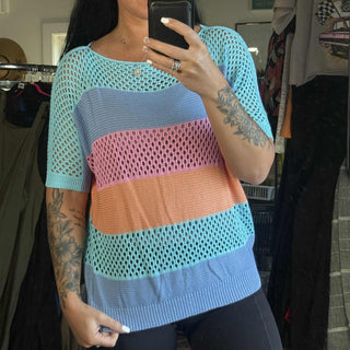 Open Knit Top