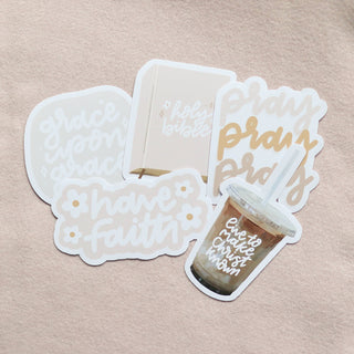 Christian Bible Sticker Pack For Laptops And Notebooks