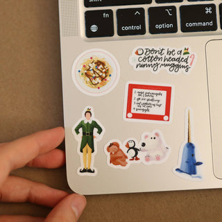 Waterproof Mini Elf Christmas Stickers