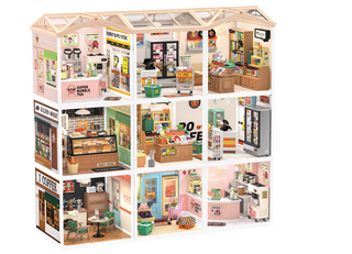 DAILY INSPIRATION CAFE DIY Miniature House ABS