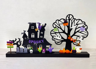 Ghost Mini Art Pop Magnets S/3, Cute Halloween Decor