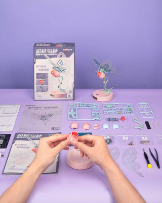 MI05B Mechanical Butterfly (Pink) ROKR 3D Puzzle Kit