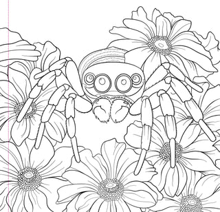 Goth Garden Adult Coloring Book