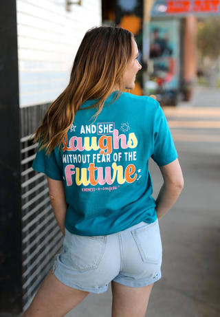 She Laughs Without Fear Graphic Tee