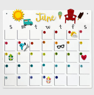 Salon Magnets S/3, Calendar Icons