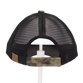 C.C MOSSY OAK Mini Break-Up Camouflage Mesh Back Ball Cap BA