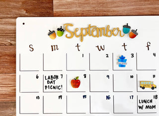 Birthday Magnets S/4, Calendar Organization