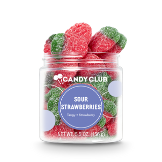 Sour Strawberry Gummies
