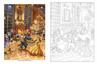 Disney Dreams Collection Thomas Kinkade Studios Celebrations Coloring Book by Thomas Kinkade Studios