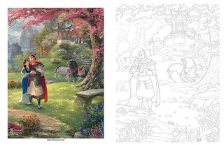 Disney Dreams Collection Thomas Kinkade Studios Disney Princess Coloring Book by Thomas Kinkade