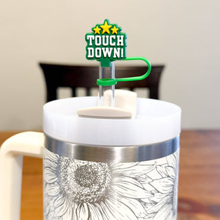 Straw Topper 3 pack - Football