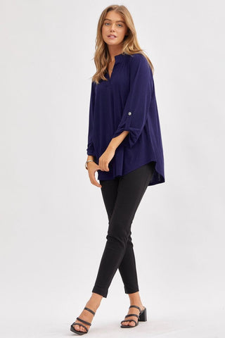 Lizzy 3/4 - Navy