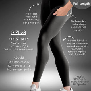 Full Length OG Black Leggings with Pockets