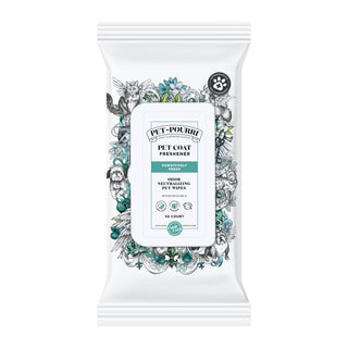 Pet~Pourri - Pet Coat Wipes - 50ct - Pawsitively Fresh Scent