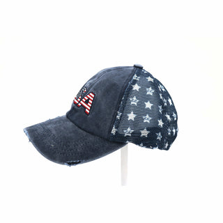 Distressed USA Patch Star CC Ball Cap BA921