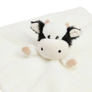 Black and White Cow Lovey Blanket Warmies