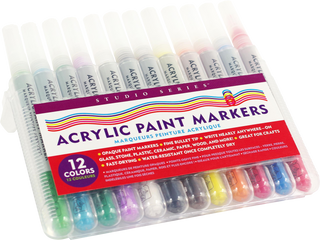 Studio Series Acrylic Paint Marker Set (12-piece set)