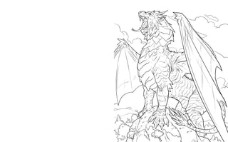 Dragoncore Coloring Book by Juan Calle