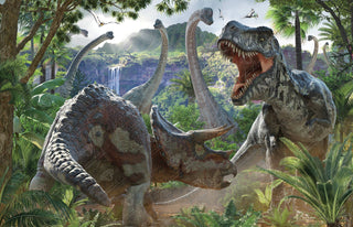 Diamond Art Dinosaur Battle