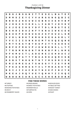 Fall Harvest Word Search Puzzle Book