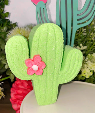 Cactus Shaped Bath Bomb Summer Time Skincare Spa
