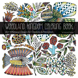 Woodland Kingdom Coloring Book by Toshiyuki Fukuda by Toshiyuki Fukuda