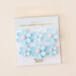 Daisy Delight Magnet Set–Blue