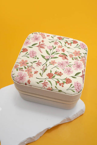 DESIGNED JEWELRY ORGANIZER TRAVEL BOX CASE