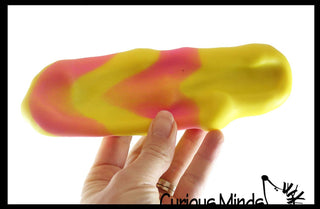 Striped Sand Filled Stress Ball - Moldable Ball with Granu