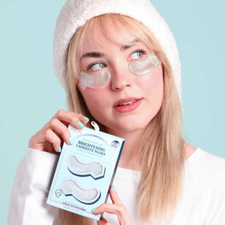 Christmas Holiday Frosted Snowflake Hydrogel Undereye Masks