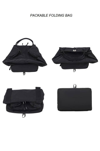 Packable Folding Duffle Tote Bag