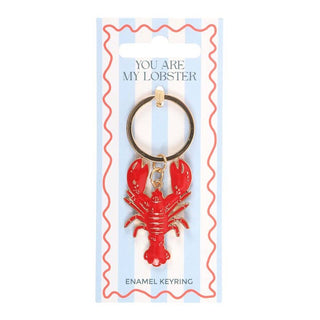 You Are My Lobster Nautical Coastal Keyring