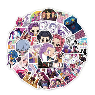 75Pcs KPop Demon Hunters Waterproof Sticker