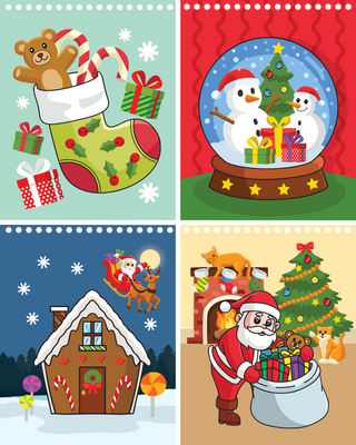 Color With Water - Christmas