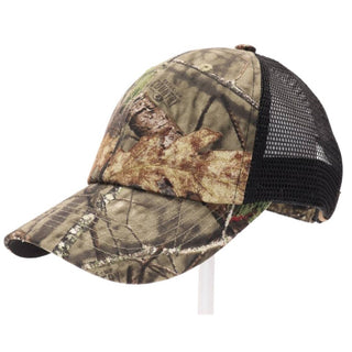 C.C MOSSY OAK Mini Break-Up Camouflage Mesh Back Ball Cap BA