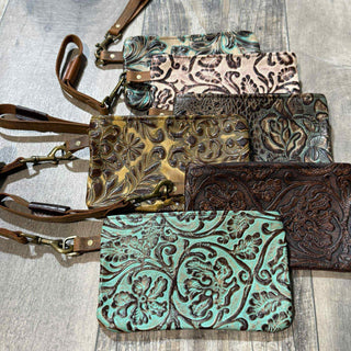 Leather Pressed Pouches