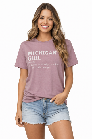 T-Shirt: Michigan Girl
