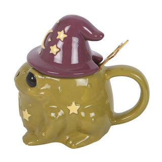 Magic Toad Shaped Halloween Mug with Spoon