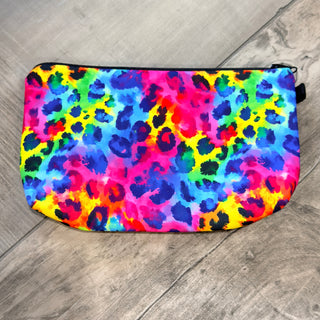 Rainbow Leopard Zipper Pouch