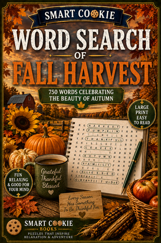 Fall Harvest Word Search Puzzle Book