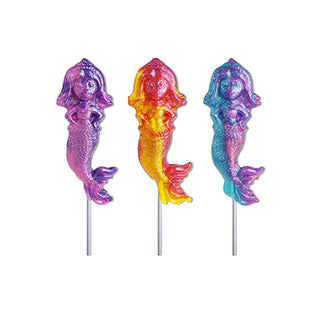 Glitter Swirl Mermaid Lollipops - Assorted