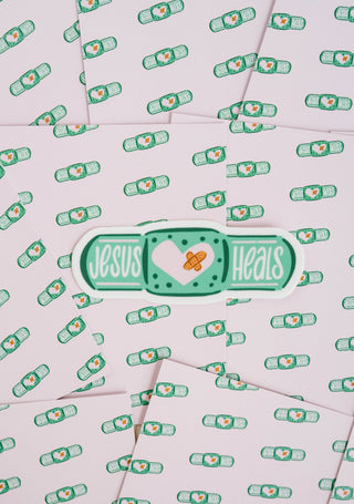 Jesus Heals Sticker I Kids Christian Sticker 