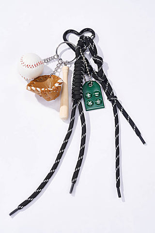 Grigri bag accessories and Baseball keychain