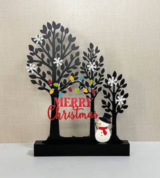 Glittered Light Bulb Border Magnet, Christmas Decor